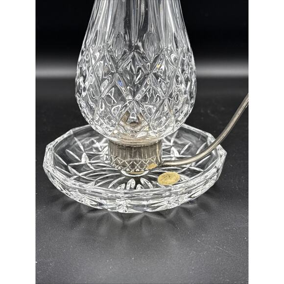 TRIUMPH LEAD CRYSTAL CANDLE LAMP MADE IN GERMANY Stunning! EUC - Picture 9 of 12